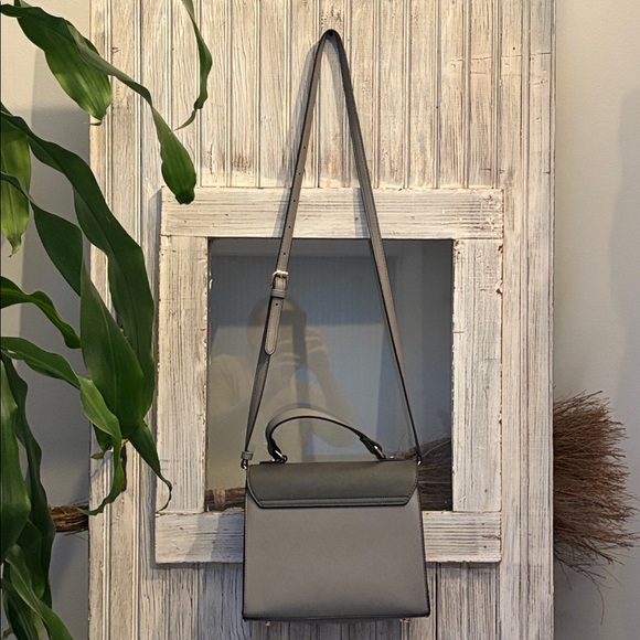 Dune London Two-Tone Satchel Crossbody with Gold Accents - Picture 8 of 17